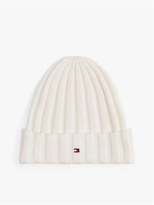 Cappello a coste larghe bianco TOMMY HILFIGER | AU02004YBH